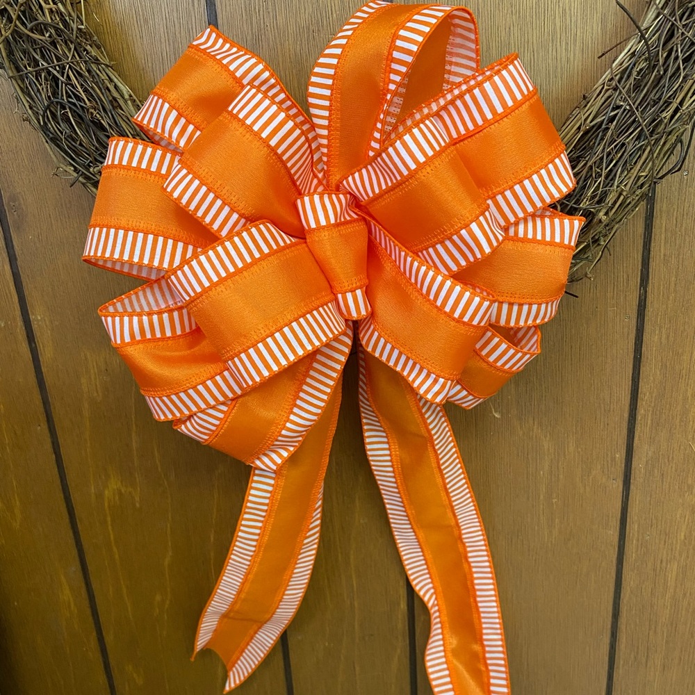 Handmade bow for wreaths or decorating